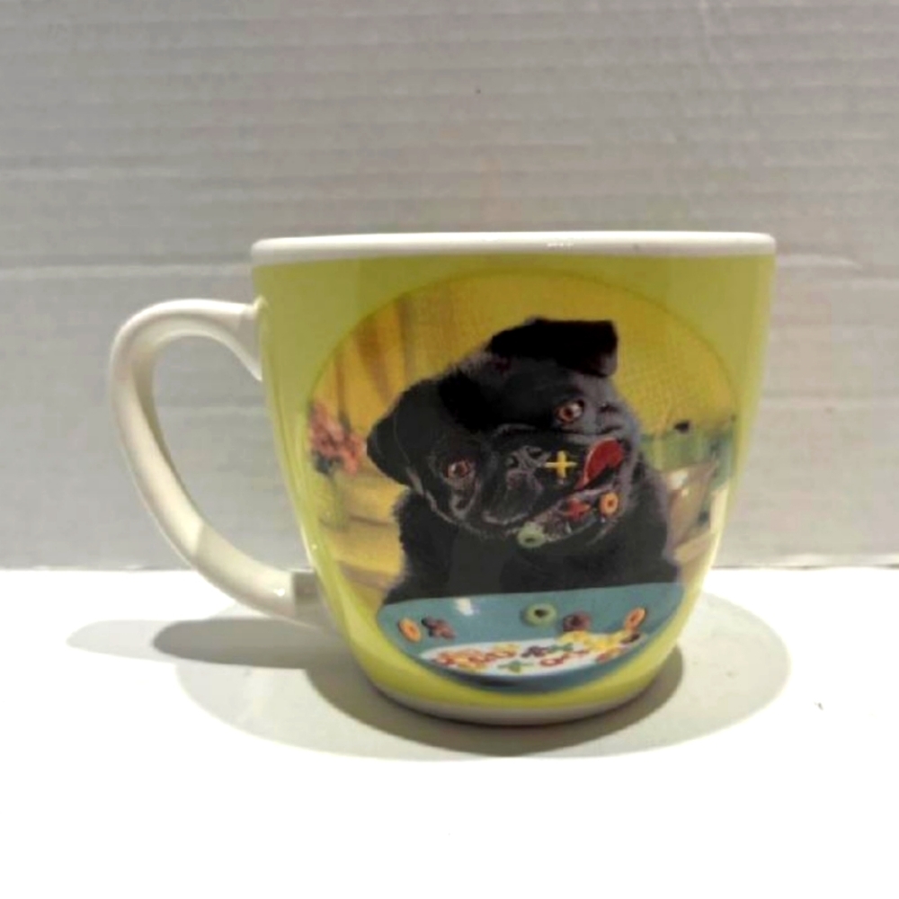 Pug Mug, “Hugs and Kisses” Oversized Mug 22oz